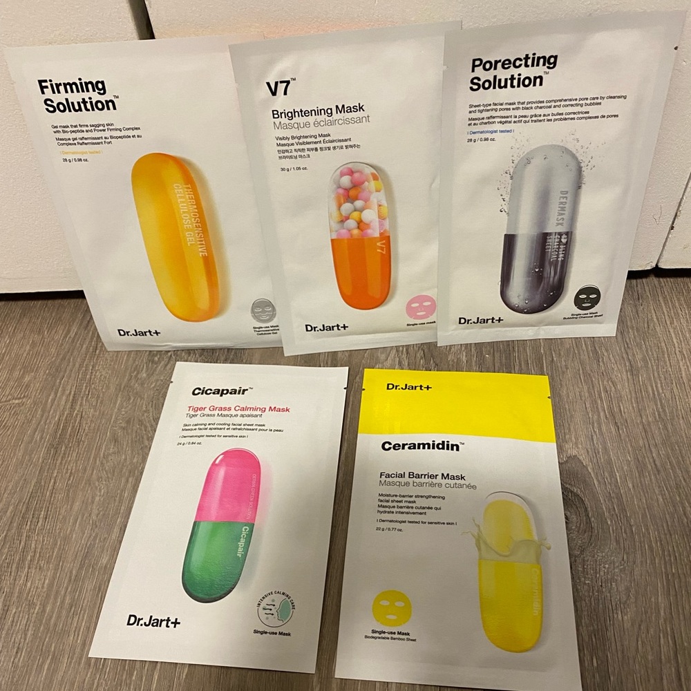 Dr. Jart Face Mask variety collection